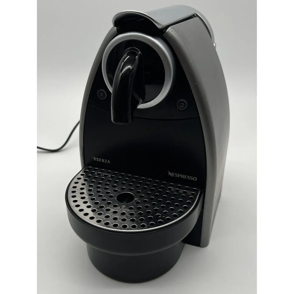 Nespresso Black Essenza Mini C91 Espresso Coffee Maker Tested Missing Pod Basket